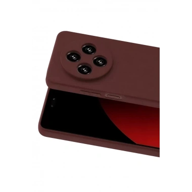 Mey İthalat®   Redmi 14C Kılıf First Silikon - Bordo