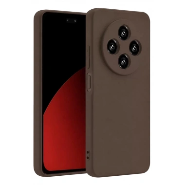 Mey İthalat®   Redmi 14C Kılıf First Silikon - Kahverengi