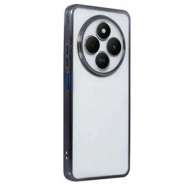 Mey İthalat®   Redmi 14C Kılıf  Lensli Silikon - Siyah