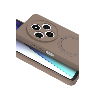 Mey İthalat®   Redmi 14C Regal Magsafe Standlı Kapak - Çöl Titanyum