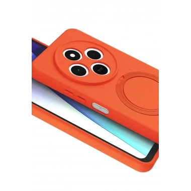 Mey İthalat®   Redmi 14C Regal Magsafe Standlı Kapak - Turuncu