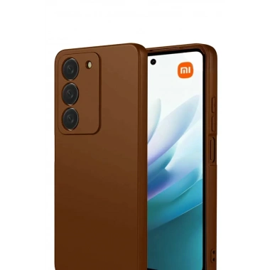 Mey İthalat®   Redmi 15 4G First Silikon - Kahverengi