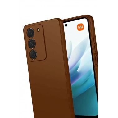 Mey İthalat®   Redmi 15 4G First Silikon - Kahverengi