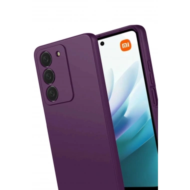 Mey İthalat®   Redmi 15 4G First Silikon - Mürdüm