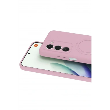 Mey İthalat®   Redmi 15 4G Regal Magsafe Standlı Kapak - Açık Pembe