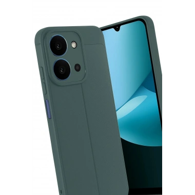Mey İthalat®   Redmi 15C 4G Auto Focus Kapak - Koyu Yeşil