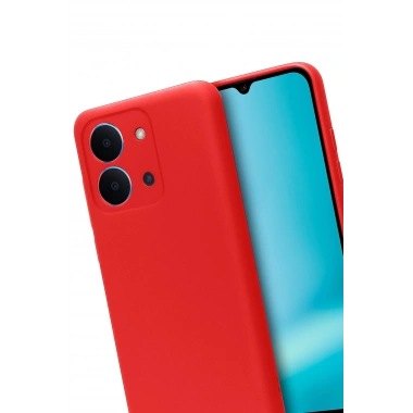 Mey İthalat®   Redmi 15C 4G First Silikon - Kırmızı