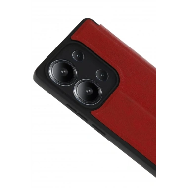 Mey İthalat®   Redmi 15C 4G Flip Cover - Kırmızı