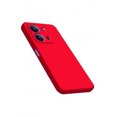 Mey İthalat®   Redmi 15C 4G Nano içi Kadife Silikon - Kırmızı