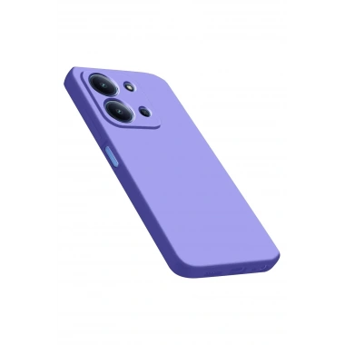 Mey İthalat®   Redmi 15C 4G Nano içi Kadife Silikon - Lila