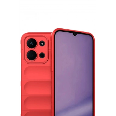 Mey İthalat®   Redmi 15C 4G Optimum Silikon - Kırmızı