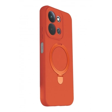Mey İthalat®   Redmi 15C 4G Regal Magsafe Standlı Kapak - Turuncu