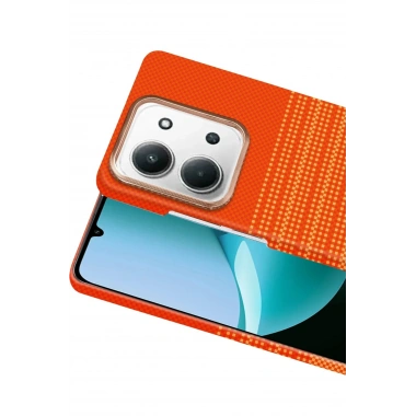 Mey İthalat®   Redmi 15C 4G Vega Magsafe Kapak - Turuncu