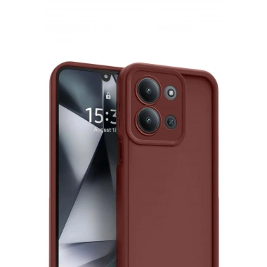 Mey İthalat®   Redmi 15C 4G Viera Silikon - Bordo