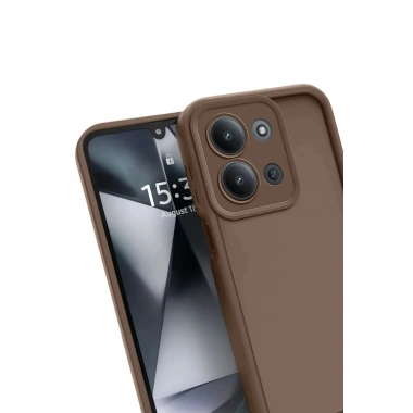 Mey İthalat®   Redmi 15C 4G Viera Silikon - Kahverengi