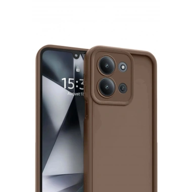 Mey İthalat®   Redmi 15C 4G Viera Silikon - Kahverengi
