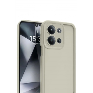 Mey İthalat®   Redmi 15C 4G Viera Silikon - Krem