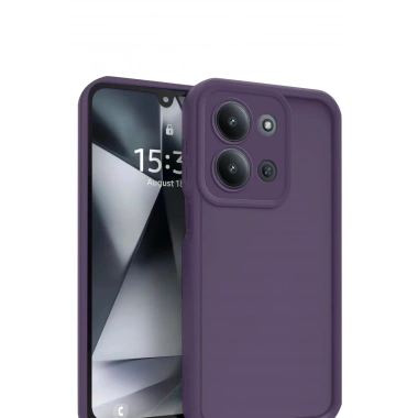 Mey İthalat®   Redmi 15C 4G Viera Silikon - Mürdüm