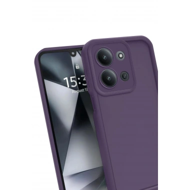 Mey İthalat®   Redmi 15C 4G Viera Silikon - Mürdüm