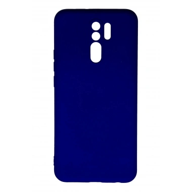 Mey İthalat®   Redmi 9 Kılıf Nano içi Kadife Silikon - Lacivert