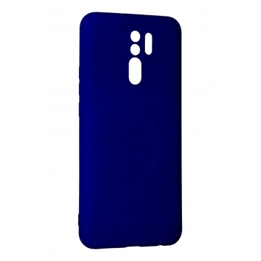 Mey İthalat®   Redmi 9 Kılıf Nano içi Kadife Silikon - Lacivert