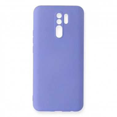 Mey İthalat®   Redmi 9 Kılıf Nano içi Kadife Silikon - Lila