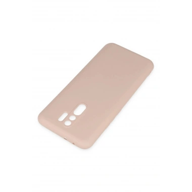 Mey İthalat®   Redmi 9 Kılıf Nano içi Kadife Silikon - Pudra
