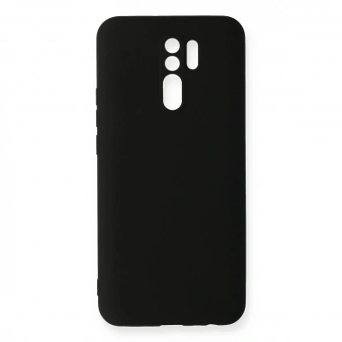Mey İthalat®   Redmi 9 Kılıf Nano içi Kadife Silikon - Siyah