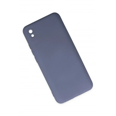 Mey İthalat®   Redmi 9A Kılıf Nano içi Kadife Silikon - Gri