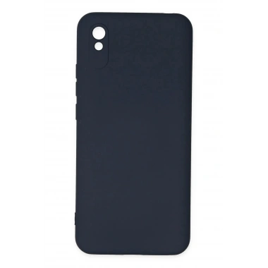 Mey İthalat®   Redmi 9A Kılıf Nano içi Kadife Silikon - Lacivert