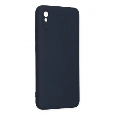 Mey İthalat®   Redmi 9A Kılıf Nano içi Kadife Silikon - Lacivert