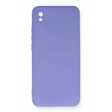 Mey İthalat®   Redmi 9A Kılıf Nano içi Kadife Silikon - Lila