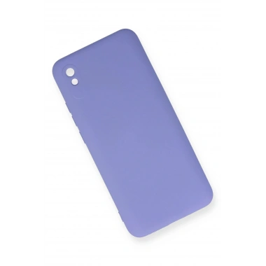 Mey İthalat®   Redmi 9A Kılıf Nano içi Kadife Silikon - Lila
