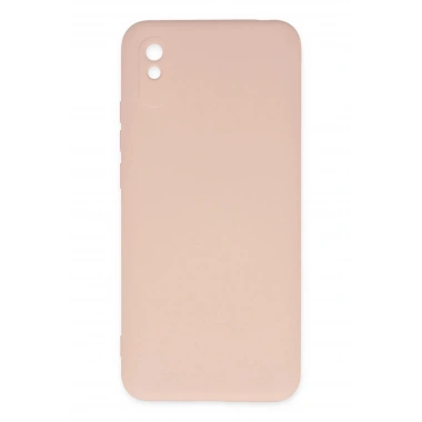 Mey İthalat®   Redmi 9A Kılıf Nano içi Kadife Silikon - Pudra