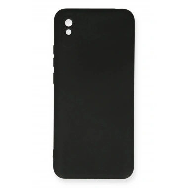 Mey İthalat®   Redmi 9A Kılıf Nano içi Kadife Silikon - Siyah