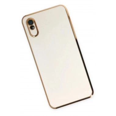 Mey İthalat®   Redmi 9A Kılıf Volet Silikon - Beyaz