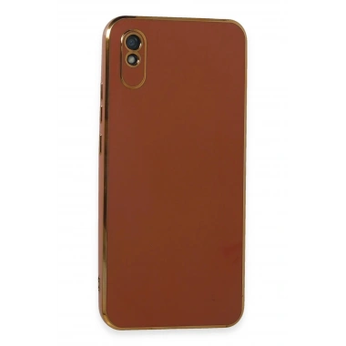 Mey İthalat®   Redmi 9A Kılıf Volet Silikon - Kırmızı