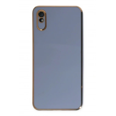 Mey İthalat®   Redmi 9A Kılıf Volet Silikon - Mavi