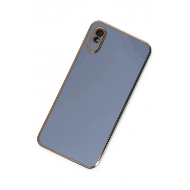Mey İthalat®   Redmi 9A Kılıf Volet Silikon - Mavi