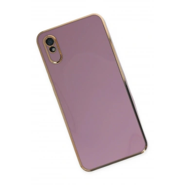 Mey İthalat®   Redmi 9A Kılıf Volet Silikon - Mor