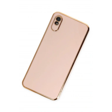 Mey İthalat®   Redmi 9A Kılıf Volet Silikon - Pembe