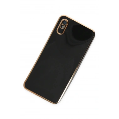 Mey İthalat®   Redmi 9A Kılıf Volet Silikon - Siyah