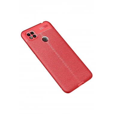 Mey İthalat®   Redmi 9C Kılıf Auto Focus Kapak - Kırmızı