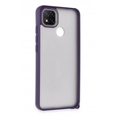 Mey İthalat® Redmi 9C Kılıf Elegant Kapak - Derin Mor