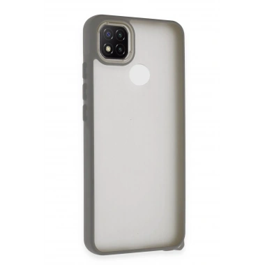 Mey İthalat® Redmi 9C Kılıf Elegant Kapak - Titan Gri