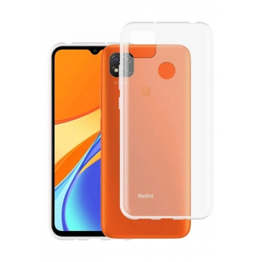 Mey İthalat®   Redmi 9C Kılıf Lüx Şeffaf Silikon