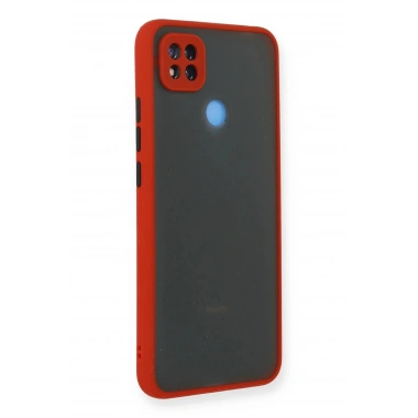 Mey İthalat®   Redmi 9C Kılıf Montreal Silikon Kapak - Kırmızı