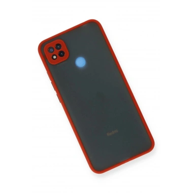 Mey İthalat®   Redmi 9C Kılıf Montreal Silikon Kapak - Kırmızı