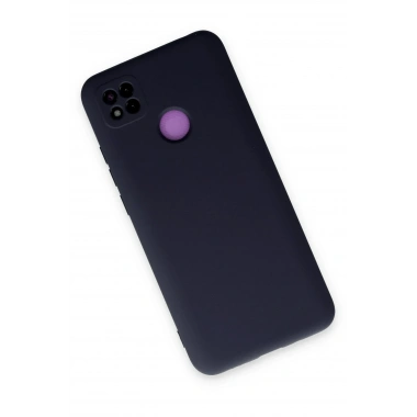 Mey İthalat®   Redmi 9C Kılıf Nano içi Kadife Silikon - Lacivert