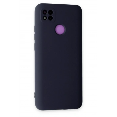 Mey İthalat®   Redmi 9C Kılıf Nano içi Kadife Silikon - Lacivert